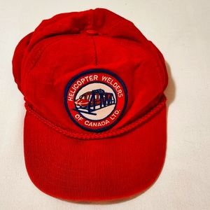 Vintage Corduroy Hat - Helicopter Welders of Canada